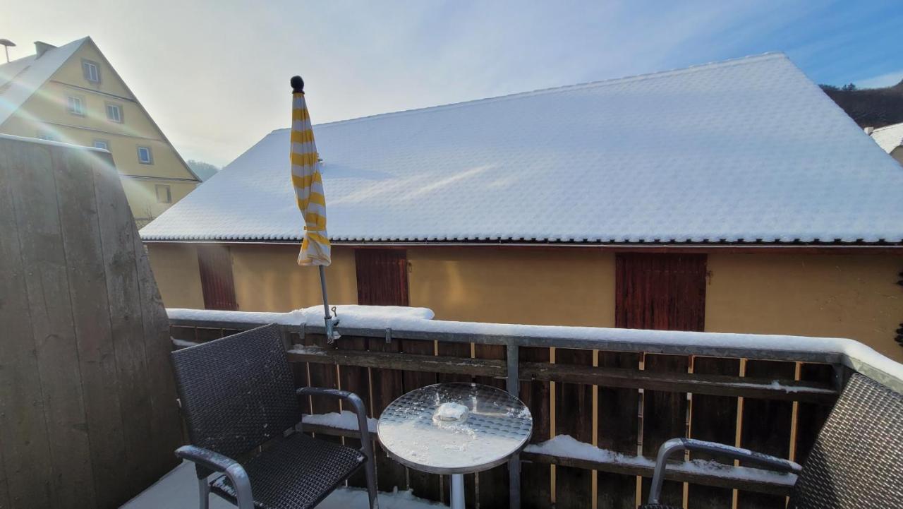 Schwarzes Lamm Hotel โรเทนบวร์ก อ็อบ แดร์เทาเบอร์ ภายนอก รูปภาพ