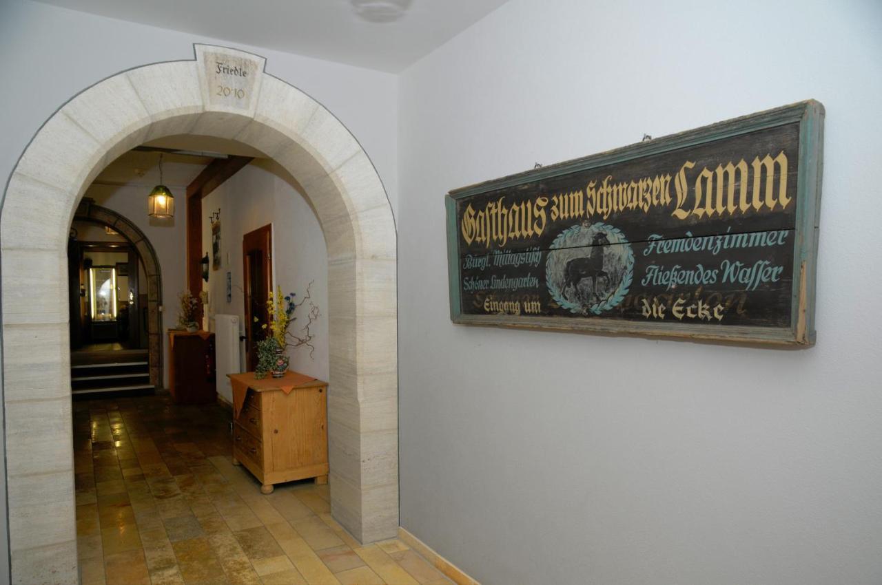 Schwarzes Lamm Hotel โรเทนบวร์ก อ็อบ แดร์เทาเบอร์ ภายนอก รูปภาพ