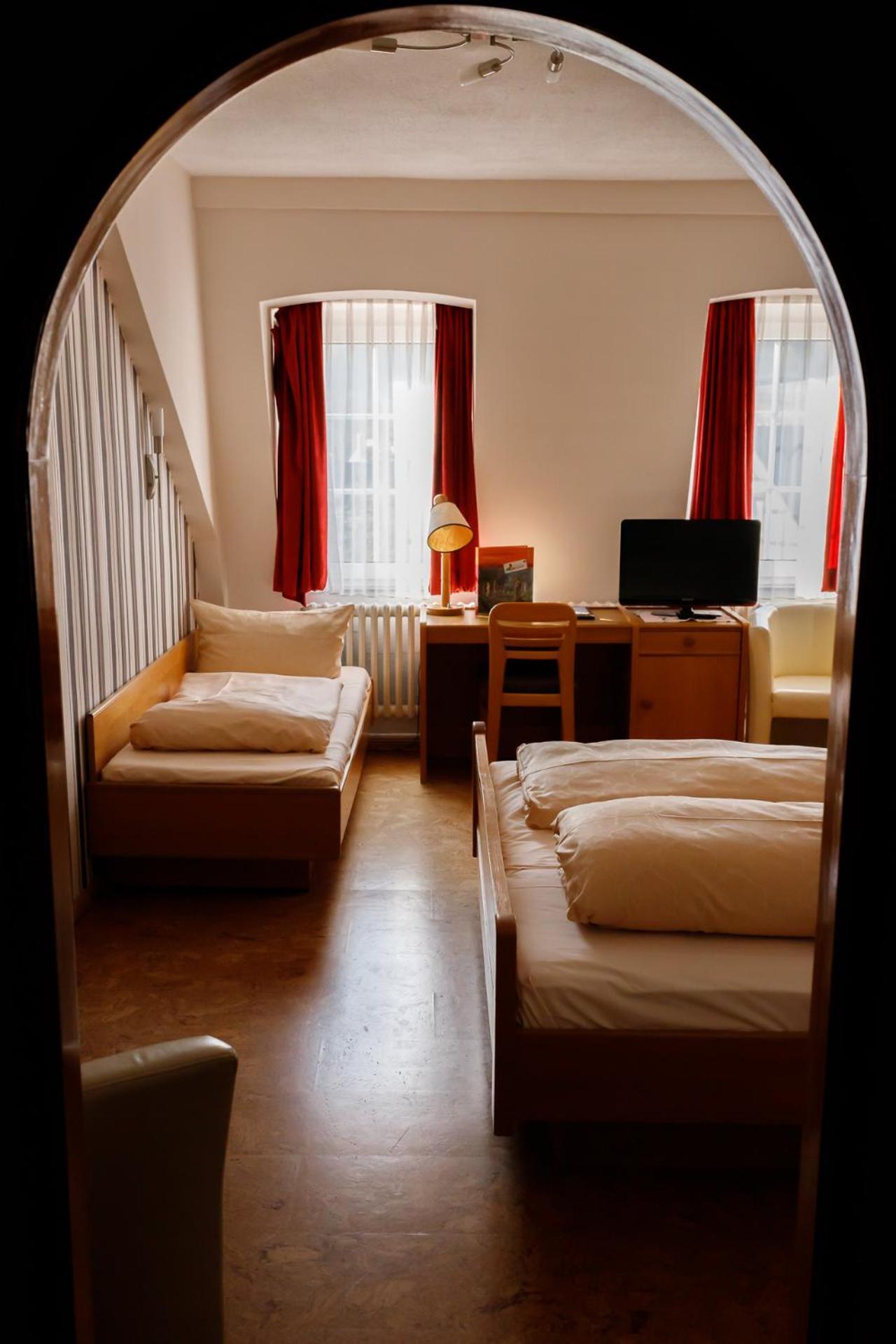 Schwarzes Lamm Hotel โรเทนบวร์ก อ็อบ แดร์เทาเบอร์ ภายนอก รูปภาพ